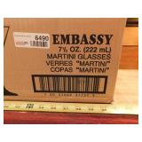 Set of 7.5 Ounce Martini Glasses