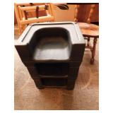 2 High Chairs, 3 Booster Seats and Chair