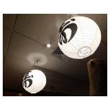 Set of 2 Ceiling Mount Lights