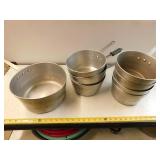 Lot of Aluminum Sauce Pans
