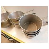 Lot of Aluminum Sauce Pans