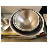 4 Mixing Bowls and 2 Bain Marie