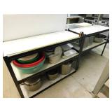 Set of 3 Metal Shelves