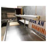 Large Stainless Work Table w/Over Shelf and Storage