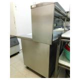 Large Stainless Work Table w/Over Shelf and Storage