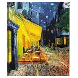 CAFE TERRACE AT NIGHT WALL ART