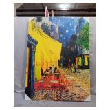 CAFE TERRACE AT NIGHT WALL ART