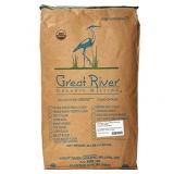 Great River Organic Milling, Organic Whole Wheat Bread Flour, 25-Pound Package