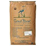Great River Organic Milling, Organic Whole Wheat Bread Flour, 25-Pound Package