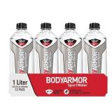 BODYARMOR SportWater 1L, 12 Count