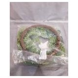 Eucalyptus Wreath for Front Door- 18 inches Handicraft Bamboo Frame with Versatile Leaves - Ideal Spring & Summer Decorating for Indoor & Outdoor Use