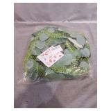 Eucalyptus Wreath for Front Door- 18 inches Handicraft Bamboo Frame with Versatile Leaves - Ideal Spring & Summer Decorating for Indoor & Outdoor Use