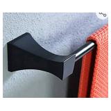 Alise Bathroom Single Towel Bars for Bathroom Shower Room Toilet Swimming Pool Wall Mount 24-Inch Towel Rail,Matte Black