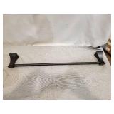 Alise Bathroom Single Towel Bars for Bathroom Shower Room Toilet Swimming Pool Wall Mount 24-Inch Towel Rail,Matte Black