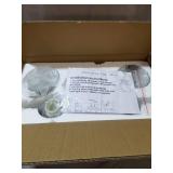 Vanity Light Fixtures, 2-Lights Bathroom Light with Clear Glass Shade Brushed Nickel for Bathroom Lighting, Kitchen, Living Room, Attic