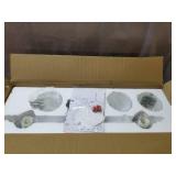 TODOLUZ Seeded Glass Vanity Light Wall Mount with Brushed Nickel Finish, Bathroom Wall Lighting Fixtures for Kitchen Bedroom