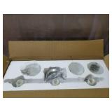 TODOLUZ Seeded Glass Vanity Light Wall Mount with Brushed Nickel Finish, Bathroom Wall Lighting Fixtures for Kitchen Bedroom