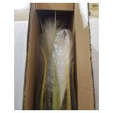 36" Faux Pampas Grass Large Potted Plants,Artificial Pompous Grass Tall Fake Indoor Plants for Home Decor(Yellow and Green
