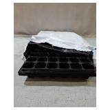 10 Pack Seed Starter Kit, 72 Cell Seedling Trays Gardening Germination Plastic Tray Nursery Pots Mini Propagator Plant Grow Kit Plug Tray Starting Trays for Seedling Germination