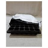 10 Pack Seed Starter Kit, 72 Cell Seedling Trays Gardening Germination Plastic Tray Nursery Pots Mini Propagator Plant Grow Kit Plug Tray Starting Trays for Seedling Germination