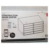 Corrugated Construction Paper Sorter with 10 or 15 Slots