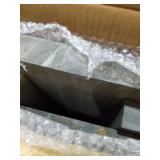 MyGift 36 Inch Vintage Gray Wood Entryway Bench Seat with Shoe Storage Shelf