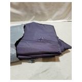 BLUU 9ft Patio Umbrella Replacement Canopy Market Umbrella Top Outdoor Umbrella Canopy with 8 Ribs (Navy Blue)