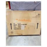 Annabel Twin Diamond Tufted Performance Velvet Headboard in Gray