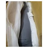 Annabel Twin Diamond Tufted Performance Velvet Headboard in Gray