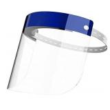 Nana Innovations 20 PCS Premium Face Shield Safety Plastic Visor Adjustable - Full Protection Cap Wide Spit Resistant Anti-Fog, Lightweight Transparent Face Shields