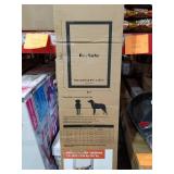 PetSafe Freedom Aluminum Patio Panel Sliding Glass Dog and Cat Door, Adjustable 76 13/16 in to 80 11/16 in - Medium White Pet Door