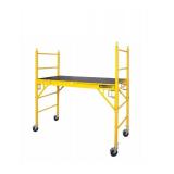 Boxes of scaffolding parts