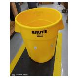 Rubbermaid Brute Vented Trash Receptacle, Round, 44 Gal, Yellow with weather guard shelf, Rust-Oleum, Dayton lever chain hoist, belts, wiper arms and more