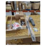 Rubbermaid Brute Vented Trash Receptacle, Round, 44 Gal, Yellow with weather guard shelf, Rust-Oleum, Dayton lever chain hoist, belts, wiper arms and more