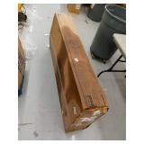 Rubbermaid Commercial Heavy-Duty 2-Shelf Utility Cart, TPR Casters, 26w x 55d x 33.25h, Black -RCP4546BLA