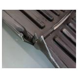 Tough Guy 21VK31 Tilt Truck Lid,Black,Hinged,72 in. L