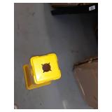 RUBBERMAID FG627677YEL Safety Cone, Caution Wet Floor, Bilingual, 3 Cones