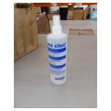 Box of Uvex S463 Lens Cleaning Solution, Uvex Clear, 16 Oz Bottles