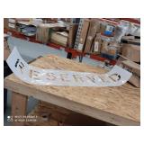 plastic reserved spray paint stencil