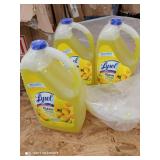3- Lysol Clean & Fresh Multi-Surface Cleaners, Lemon & Sunflower, 144oz