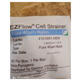 Cole Parmer cell strainers. 40 Âµm Blue, Sterile 50/cs