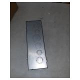 Wiegman RSCG-Series Electrial Box Nema 3R Screw cover Wiring Through, Galvanized Steel, 4" x 4" x 24"