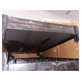 Rubbermaid Commercial Products Heavy Duty 3-Shelf Rolling Service/Utility/Push Cart, 300 lbs. Capacity, Black,