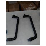 Rubbermaid Commercial Products Heavy Duty 3-Shelf Rolling Service/Utility/Push Cart, 300 lbs. Capacity, Black,