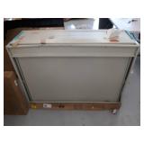 5-Drawer Flat File, 46-3/4"W x 35-3/8"D x 16-1/8"H, Putty