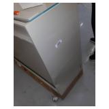 5-Drawer Flat File, 46-3/4"W x 35-3/8"D x 16-1/8"H, Putty