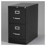 3000 Series 26.5-inch Deep 2-Drawer, Letter-Size Vertical File Cabinet, Black