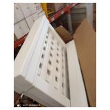 Suncast Outdoor Garden Yard 4 Panel Screen Enclosure Gated Fence -FS4423