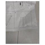 Offex Chula Vista Contempoary Triangular Shape Bunching Table