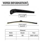 HODEE Rear Wiper Arm Blade Nut Set Replacement for BMW X5